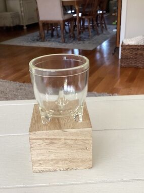 Vintage Glasbake Small Footed Bowl